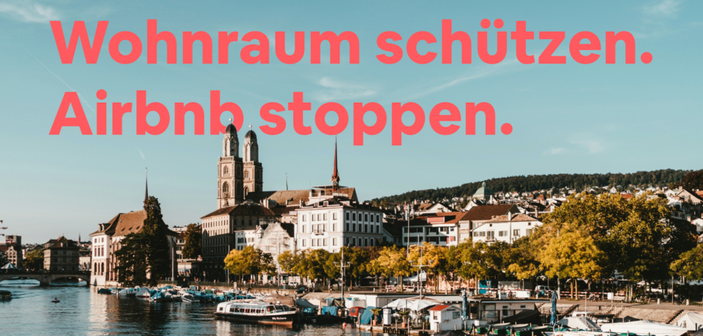 Wohnraum schützen. Airbnb stoppen.